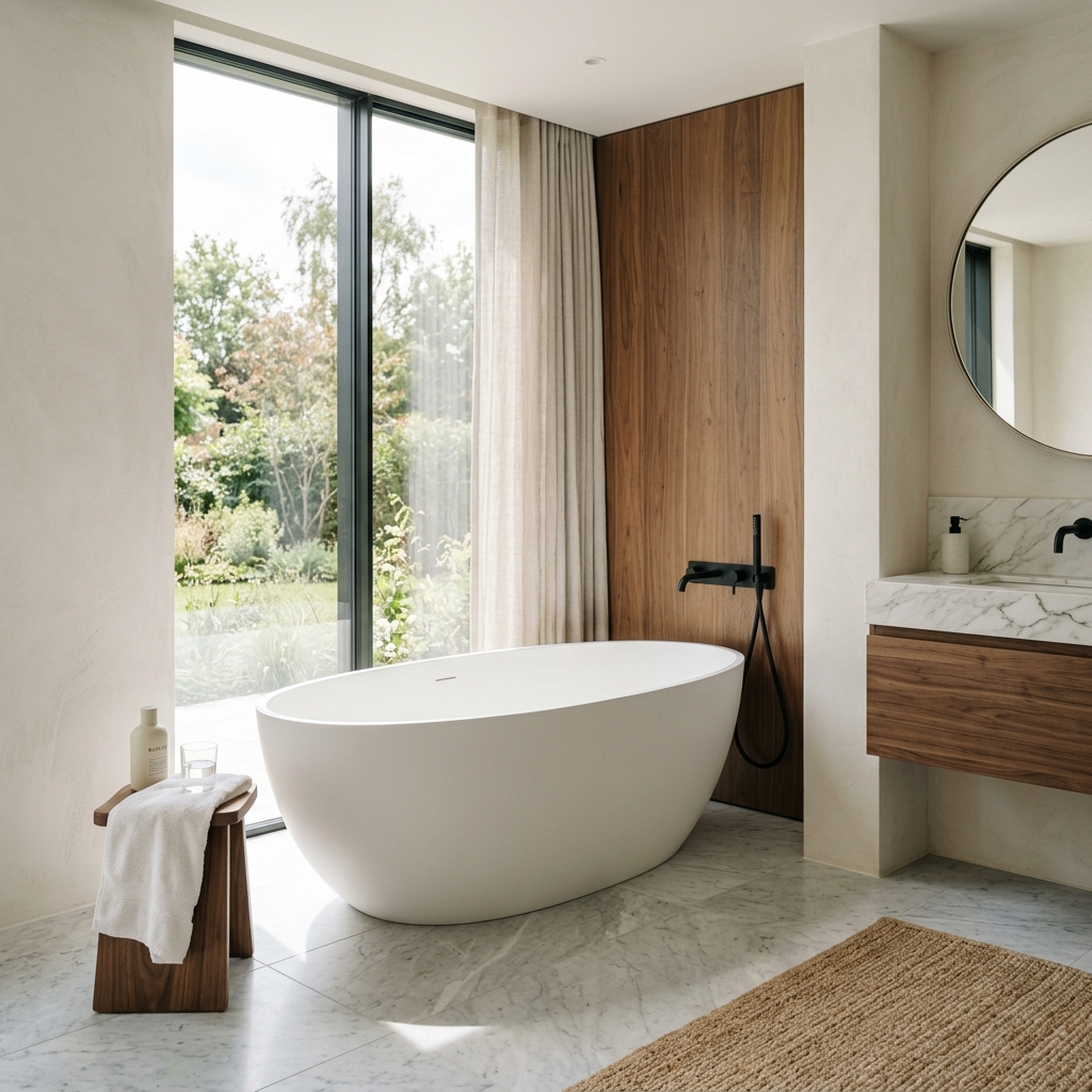 Freestanding Acrylic Tub
